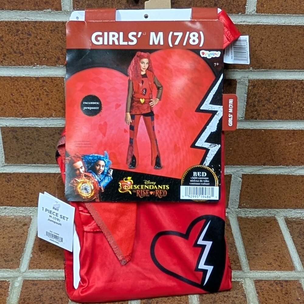 Disney's Descendants Costume - NWT - Sizie 7-8 - The Rise of Red